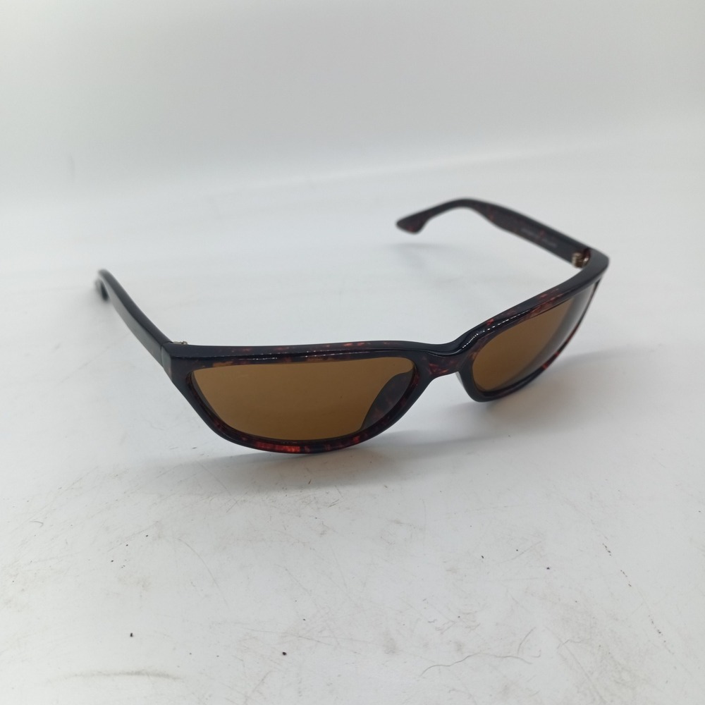 Vintage B&L Ray-Ban Assembled Ireland Tortoise Red Wrap Sunglasses Brown 54